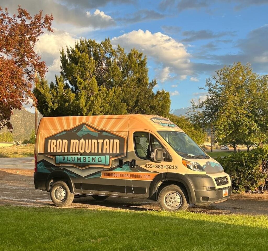 Iron Mountain truck going to furnace installation Cedar City (1)